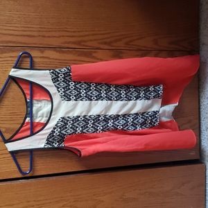 THML brand, medium with orange white and then black print.